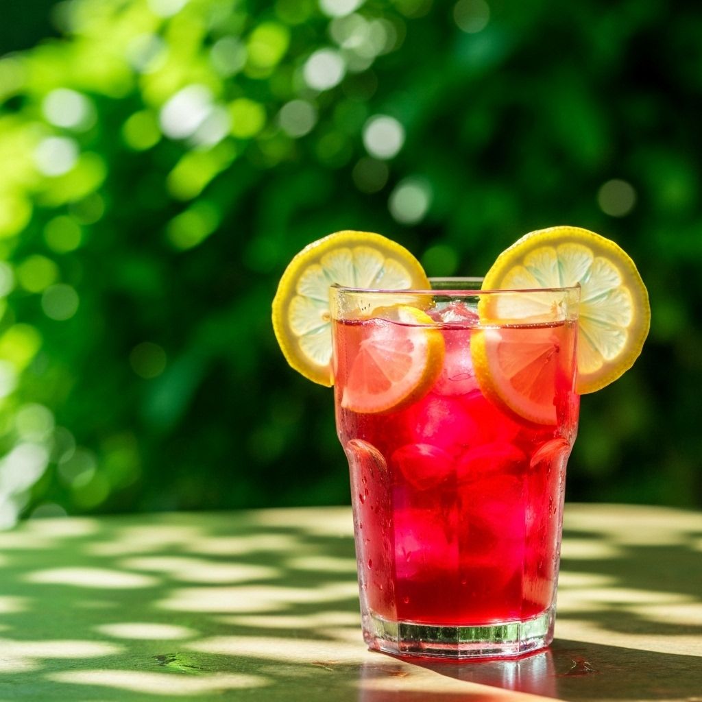 Iced Hibiscus Tea